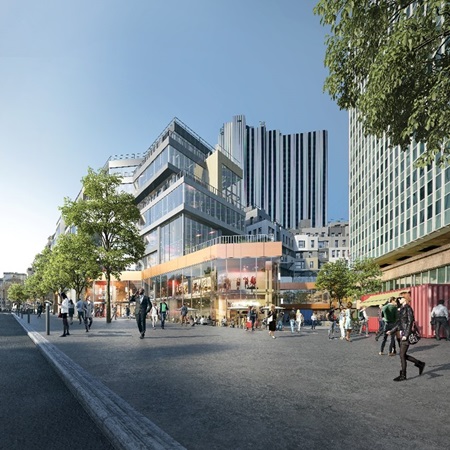 URW, Unibail-Rodamco-Westfield, Les Ateliers Gaîté’s makeover reveal this fall