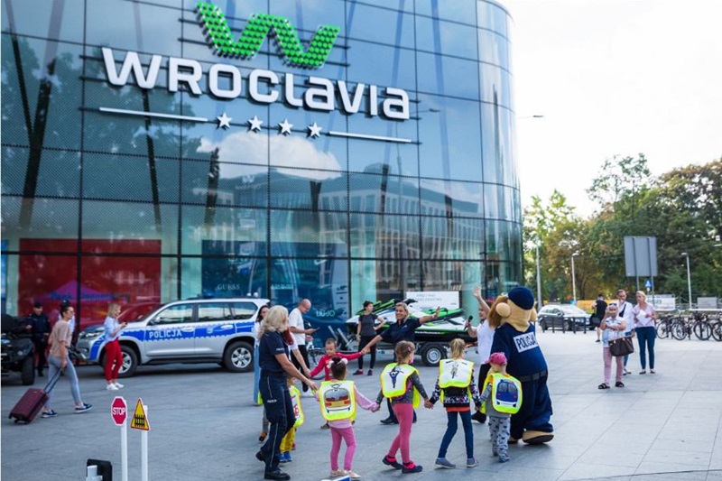 Wroclavia - Współpraca z Policją