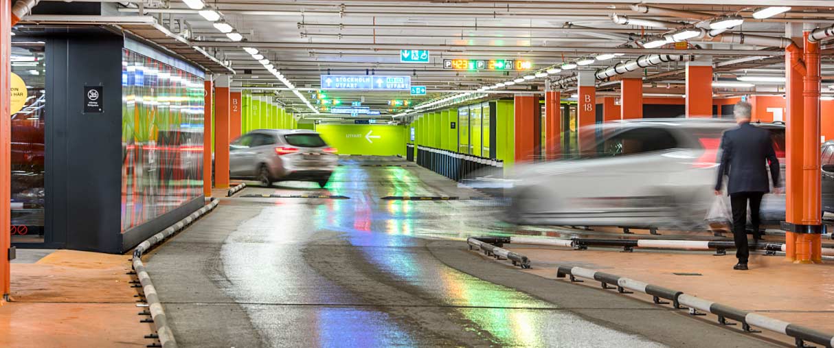 Parkering i Mall of Scandinavia