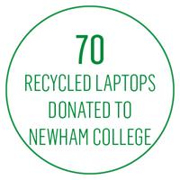 70 Laptops Donated